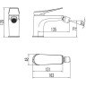 Смеситель для биде LEMARK BRONX LM3708GM