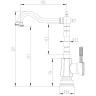 Смеситель LEMARK JASMINE LM6605B для кухни