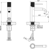 Смеситель LEMARK KARELIA LMF-2012S-BRRG для раковины