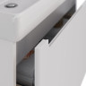 Тумба LEMARK BUNO MINI 100 см под раковину, подвесная,1 ящик, белый глянец LM05BM100T